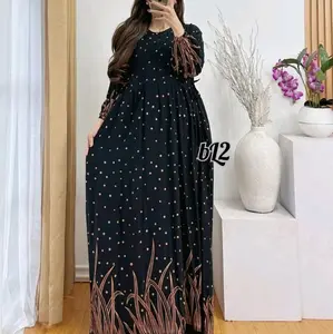 Gamis Chibi Jumbo//Bahan Rayon Tebal Supernyaman//Busui Resleting ootd Cantik trend dress