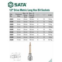 Gambar Mata Sok Bit Hex 1/2" Dr. 17 mm Panjang 100 mm 25209 Bit Socket Sata dari SATA OS Kota Administrasi Jakarta Utara 2 Tokopedia