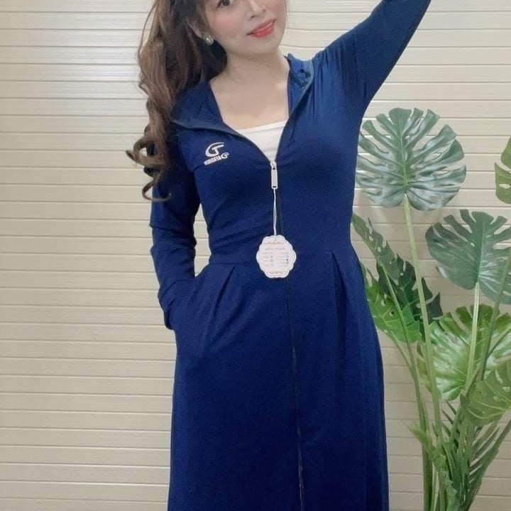 ÁO Chống Nắng 2 lớp, Thun da cá thông hơi, co giãn thoải mái 8