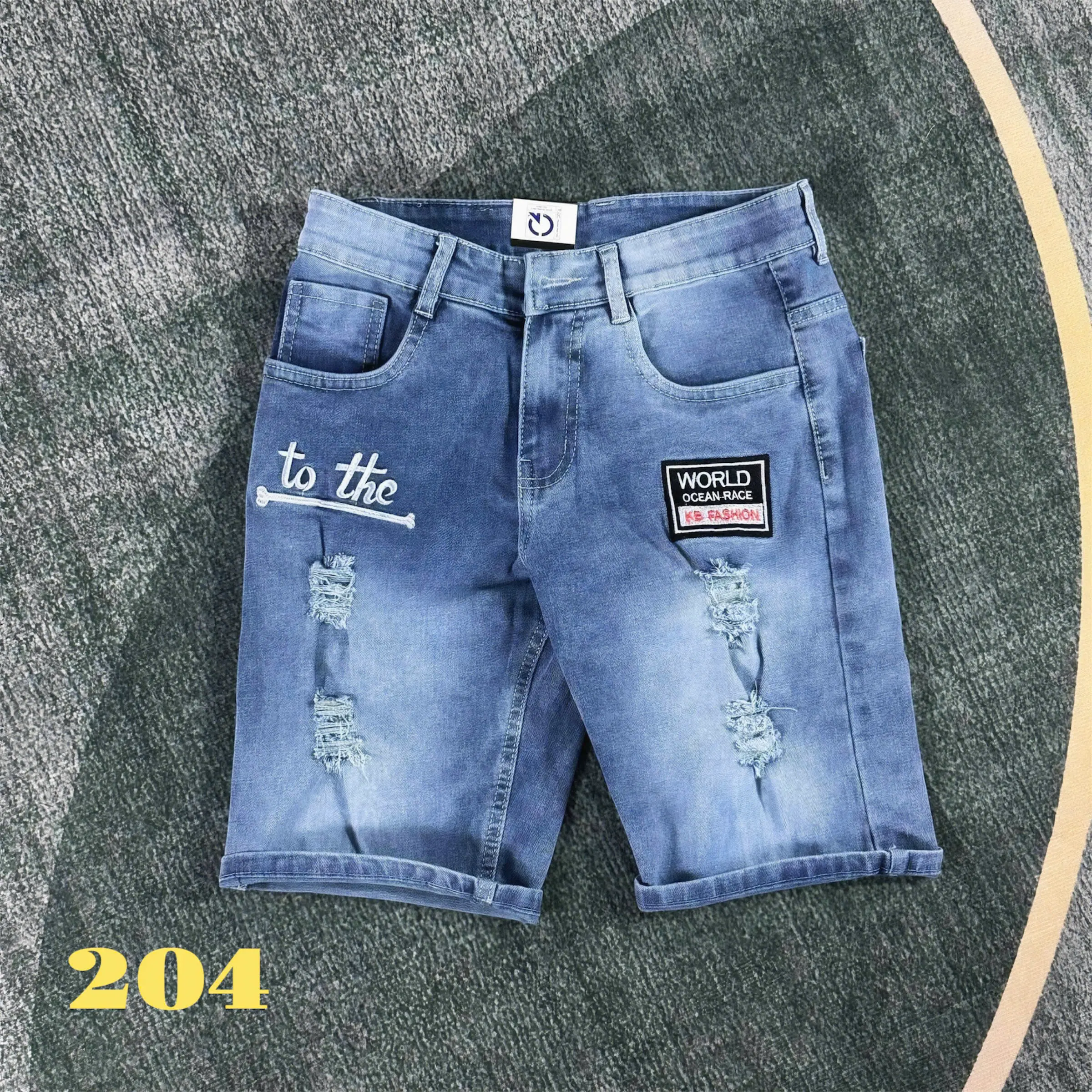 Quần Short Jean Nam Năng Động Chất Liệu Cotton Denim Slim Fit Túi Nhiều Size 28-34 - Thời Trang Nam Menswear Pants Có Túi quanjean  hot trend