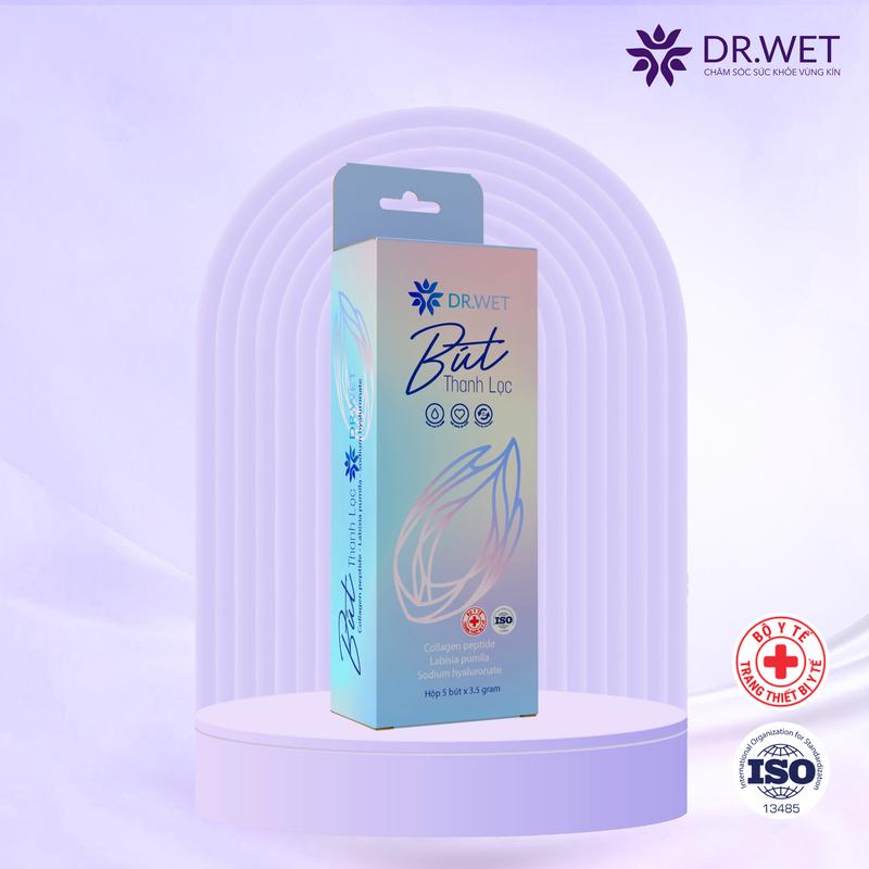 NEW Bút Thanh Lọc DR.WET Đũa Thần Inner Gel Thanh Lọc Hỗ Trợ Tăng Độ Đàn Hồi - Hộp 5 Bút