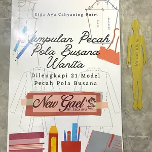 Buku Kumpulan Pecah Pola Busana Wanita (Dilengkapi 21 Model Pecah Pola Busana)