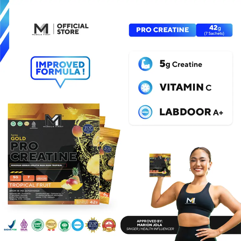 MUSCLE FIRST Pro Creatine Box - Suplemen Fitness 1