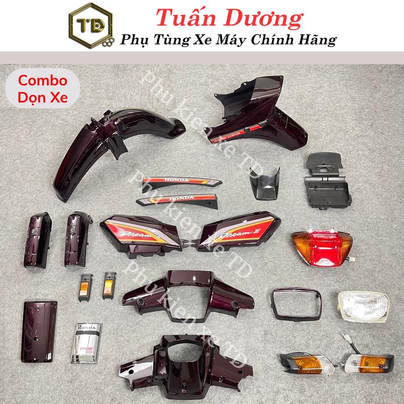  Dàn Áo Dream Cao Cấp  Tặng Tem 3 Lớp  Bộ Nhựa Dream Việt Dream Thái Nhựa Dẻo Nguyên Sinh - Bộ Áo Xe Dream BH 2 Năm 