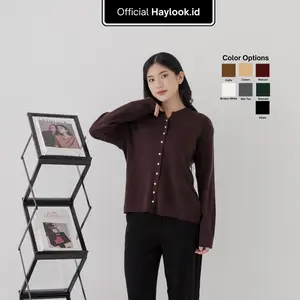 HAYLOOK.ID Arsya Cardy Top - Kardigan Pakaian Rajut Atasan Wanita - Cardigan Knitewear Kancing Baju Lebaran HAYLOOK.ID Arsya Cardy Top - Kardigan Pakaian Rajut Atasan Wanita - Cardigan Knitewear Kancing Baju Lebaran