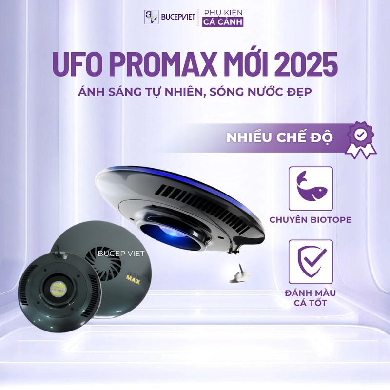  Zetlight Đèn UFO F8 PRO MAX 96W - Đèn LED cho hồ thủy sinh và san hô thiết kế siêu nhẹ chống nước IPX4 điều khiển thông minh HORIZON AQUA 