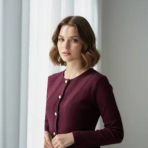 Noa Knit Top Knitwear Atasan Wanita - Blouse Lengan Panjang Wanita Fit Body