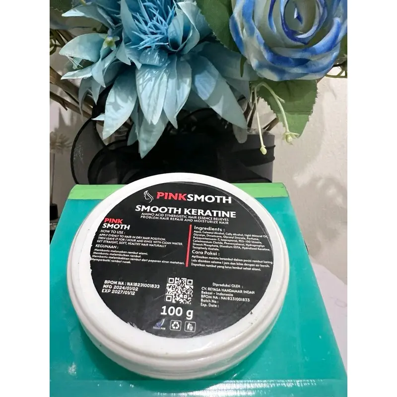PINK SMOOTH KERATIN PELURU RAMBUT, PERAWATAN RAMBUT/PINK SMOOTH ( COD) Smoothing Bersihkan Haircare 3