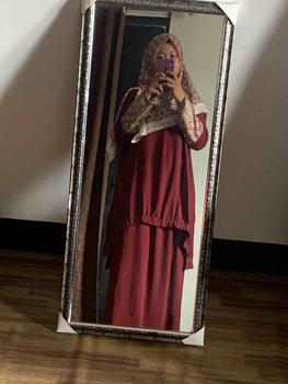 Product Review of (CRS) Gamis Oneset Mecca (Tunik + Rok + Hijab Segi Empat ) from F**6 0