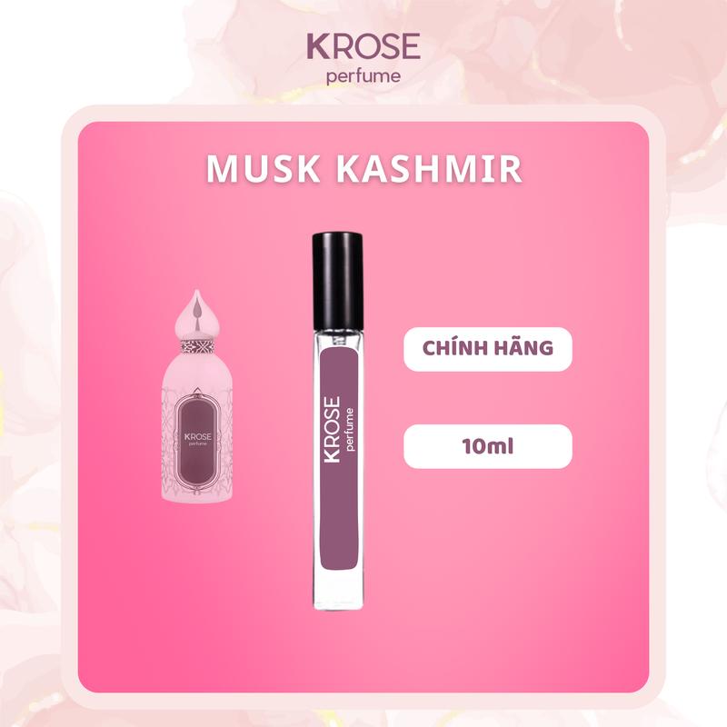 Mẫu thử nước hoa unisex Musk Kashmir chiết 10ml Xịt Thơm Perfume Cosmetic Women