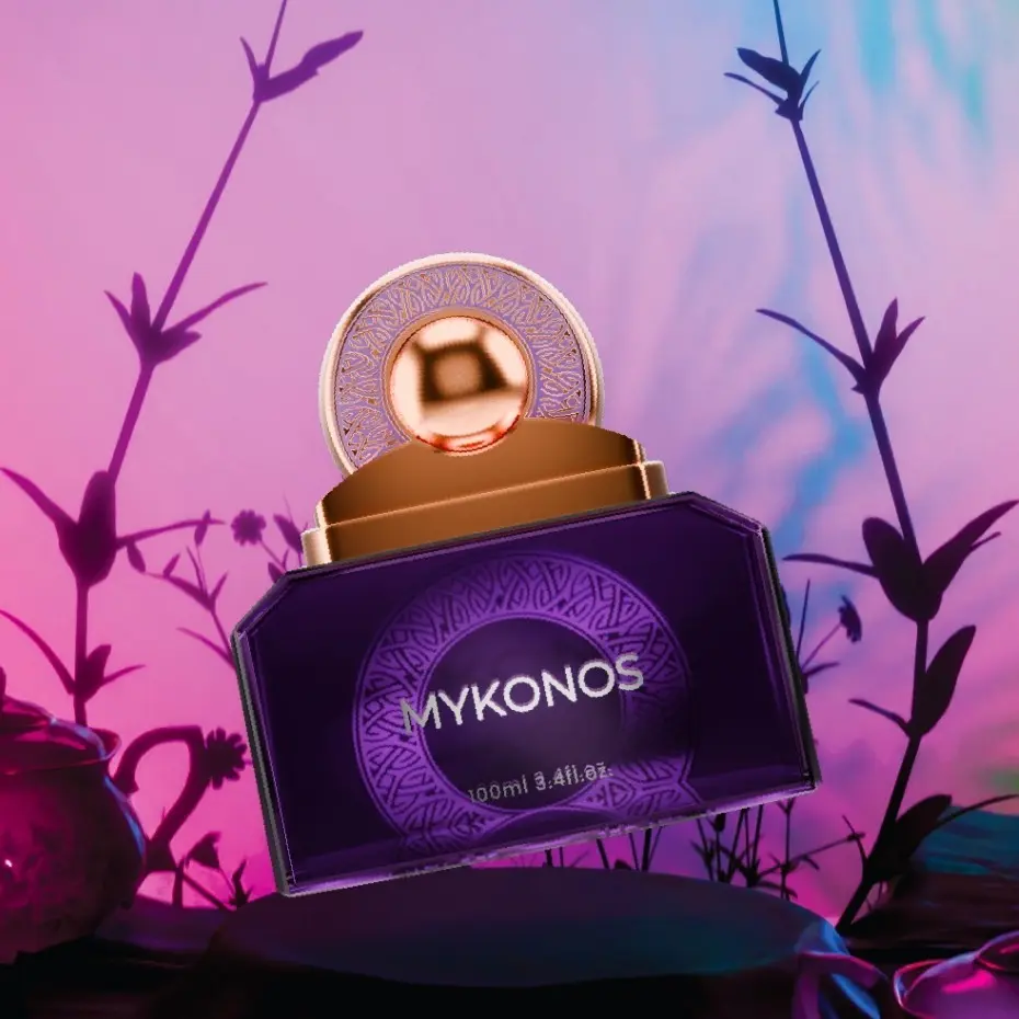 MYKONOS TEA POETRY || Extrait De Parfum || 100 ml Orange Perfume Wangi Bunga Hitam Teh Mawar Pria Elegant