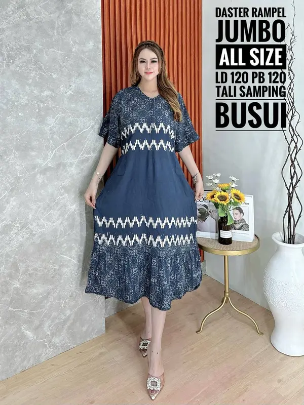 Batik Usman - Terbaru Daster Rampel Jumbo Rayon Twill Cap Malaman Pekalongan Kekinian Viral 1