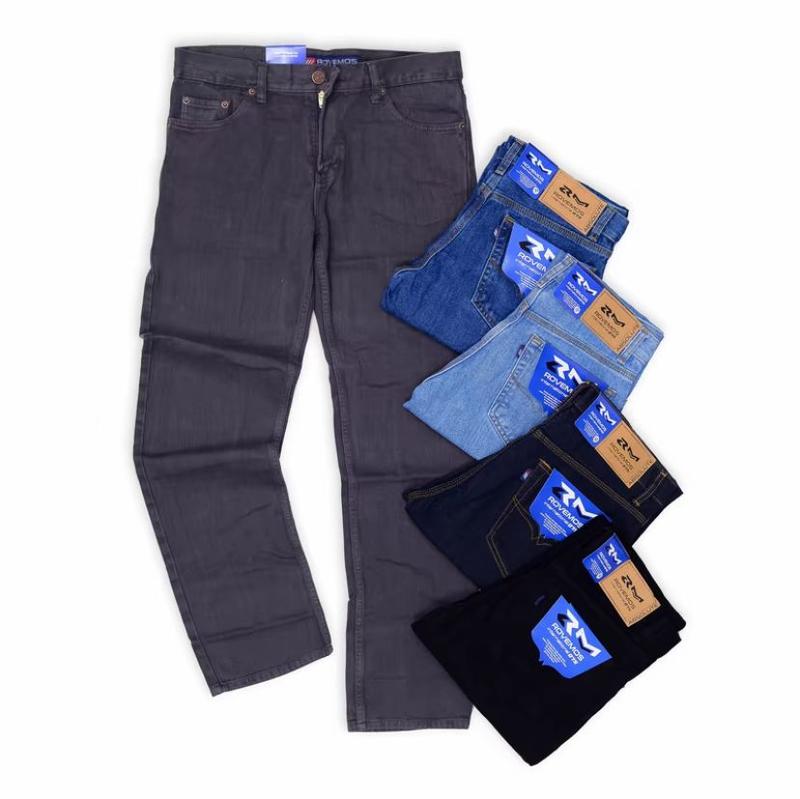 Product Introduction of Celana Jeans Jumbo Big Size Panjang Pria ROVEMOS Original Model Standar Reguler Size 39 sampai 44 31