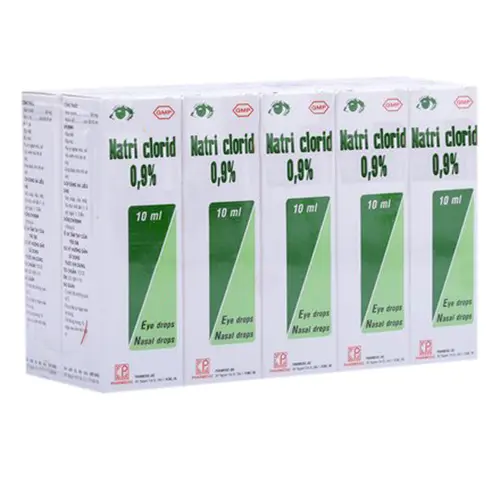 Nước muối sinh lý Natri clorid Lốc 10 chai 6