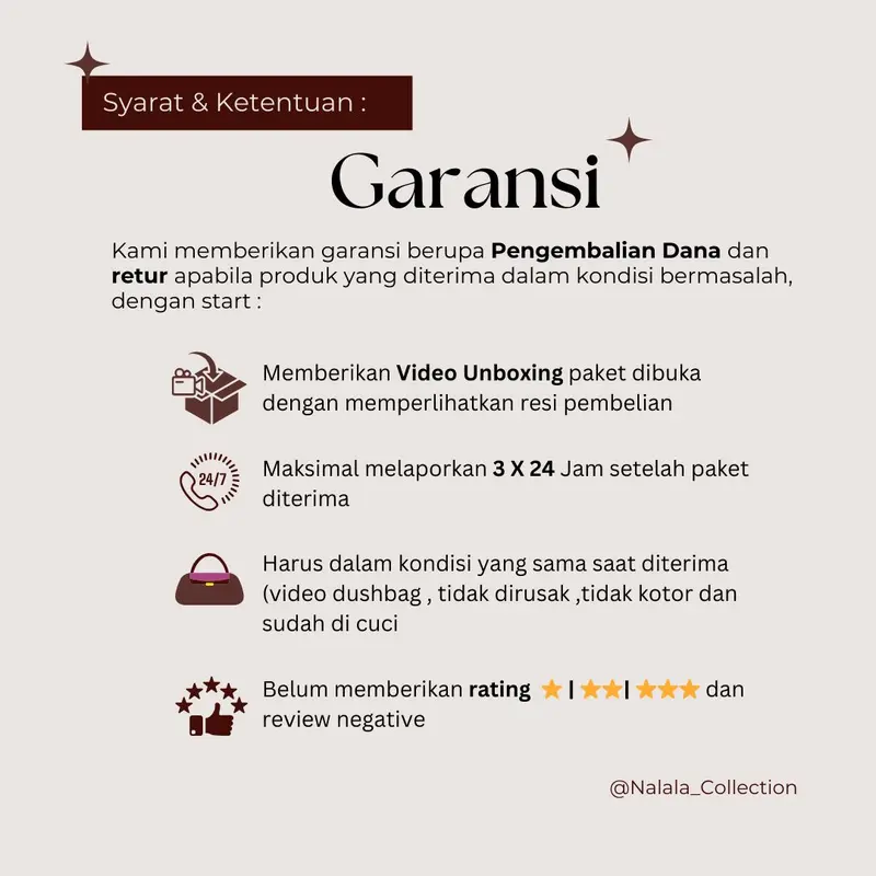 NALALA Tas Tote Bag Wanita Tas Bahu Wanita Kode Anya 5