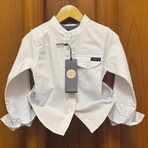 Kemko Anak Lengan Panjang Warna Putih Polos Brand Libas Original