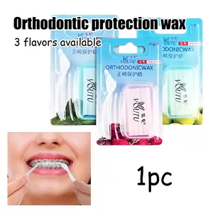 Orthodontic wax lilin pelindung behel lilin behel ortho Aroma buah dental wax Anti Ulkus Mulut Mulut anti aus