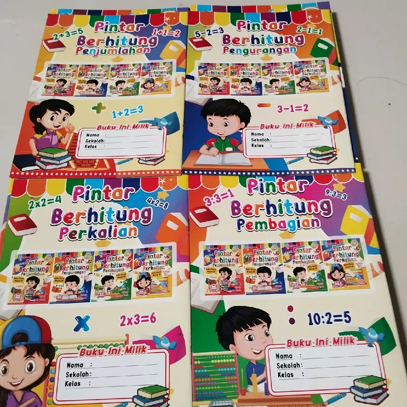 Buku Anak - Pandai Berhitung / Pintar Berhitung Penjumlahan, Pengurangan, Perkalian, Pembagian - Anak Hebat 5