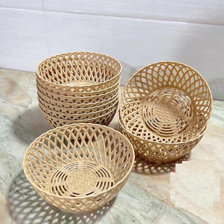 Combo 10 Rổ đựng rau sống nhựa Việt Nhật đủ size rổ đựng rau hoa quả nhà hàng khách sạn