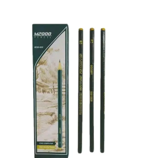 Pensil 2B M2000 warna hijau For computer M2B 900 1 Pak(isi 12 PCS)stationery  Alat Tulis Sekolah 2
