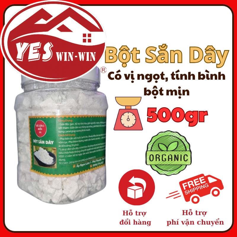 2 lon 500g 1kg bột sắn dây nguyên chất - Giải nhiệt cho mọi người