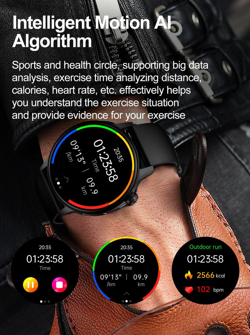 Product Introduction of Jam tangan pintar Non-Invasive Blood Glucose Blood Lipid Uric Acid Smartwatch ECG Body Temperature Blood Pressure Monitoring Untuk Pria Wanita Bluetooth Call Tahan air Bracelet VS ET481 ET310 ET470 27