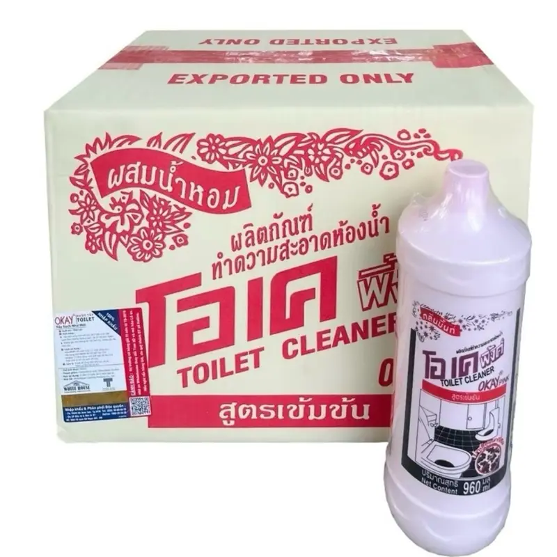 Nước tẩy toilet “ okaypink “ Hàng Thái Lan Nhập Khẩu - chai 960ml