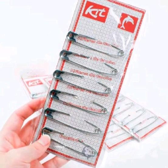 Peniti Jumbo Stainless 8cm - Isi 6 Buah - Peniti Kasur Besar 4
