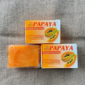 Sabun RDL Papaya Brightening Soap - Sabun Wajah & Badan dengan Vitamin A C E
