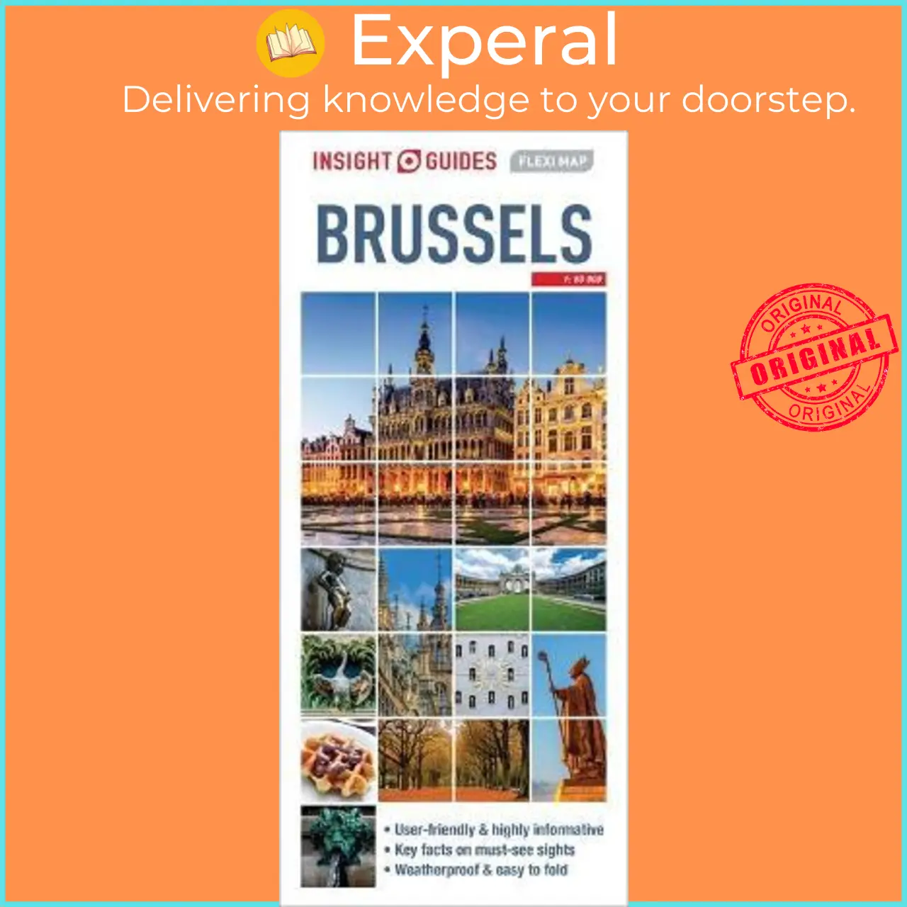 Insight Guides Flexi Map Brussels by Unknown (UK edition, paperback) - 9781786719454