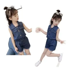 Setelan Anak Perempuan Denim Cewek 6 Bln - 4 Thn Katun Parsel Fashion - Bayi