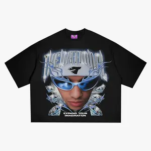 Thenational Oversize T-shirt Stylized Black I Kaos Distro Pria Wanita I Kaos Skena Pria Wanita I Kaos Smwgw Aloy I Cotton Combed I Baju Porprov Lamongan I Boxy Tee I Baju Starboy I Baju Aesthetic I Bulls Shirt I Baju Couple paradigm  shirt Unisex Keren