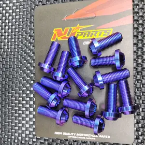 SET BAUT BREKET KALIPER DEPAN TITANIUM ORIGINAL VIETNAM YAMAHA NMAX AEROX MIO NUOVO XMAX JUPITER VEGA FIZR MX KING HARGA 2 BAUT MOTORCYCLE