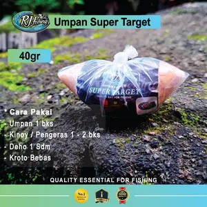Umpan BEHAKI Super Target - Umpan Ikan Mas