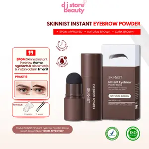 [ BPOM ] SKINNIST Eyebrow Powder Stamp - Tahan air & Tahan lama alis rapi natural dan simetris