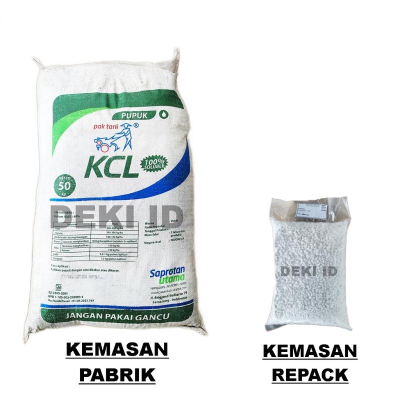 KCL Putih Pak Tani 500 gr Repack Pupuk Kalium Tinggi Tanaman Buah Bunga Sayur 1