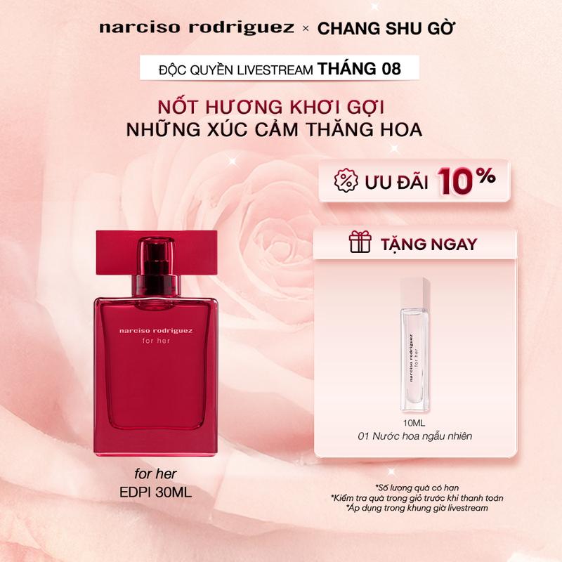 [NARCISO x CHANG SHU GỜ] Nước Hoa nữ Narciso Rodriguez For Her Eau De Parfum Intense 30ml