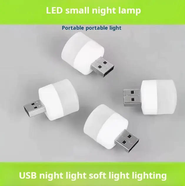 Đèn Ngủ USB, Đèn Ngủ Bảo Vệ Mắt Phòng Ngủ, Đèn Bàn Nhỏ Đèn Mini, Đèn Dự Phòng, Đèn Tròn Nhỏ Đế Không Dây đen  siêu  sàng angel  lighting cầu  pha  lê  3d wonhee  lightstick đèn  pin  trang  trí  gắn  tường 3