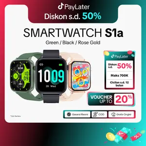 ADVAN Smartwatch S1a IPS Display 1.83" inch Touchscreen Waterproof IP68 Bluetooth Call Health Monitoring Jam Tangan Pintar Smartwatch Murah