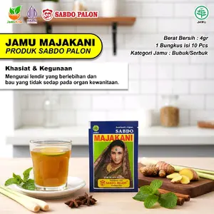 Jamu Majakani SP - Atasi lendir berlebihan pada kewanitaan // Bubuk // 4 Gram // Isi 10 pcs