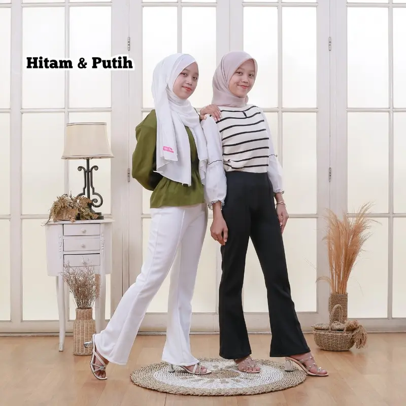 Celana Cutbray Anak Perempuan Untuk Umur 5 Sampai 17 Tahun Fashion Bahan Scuba Premium 5