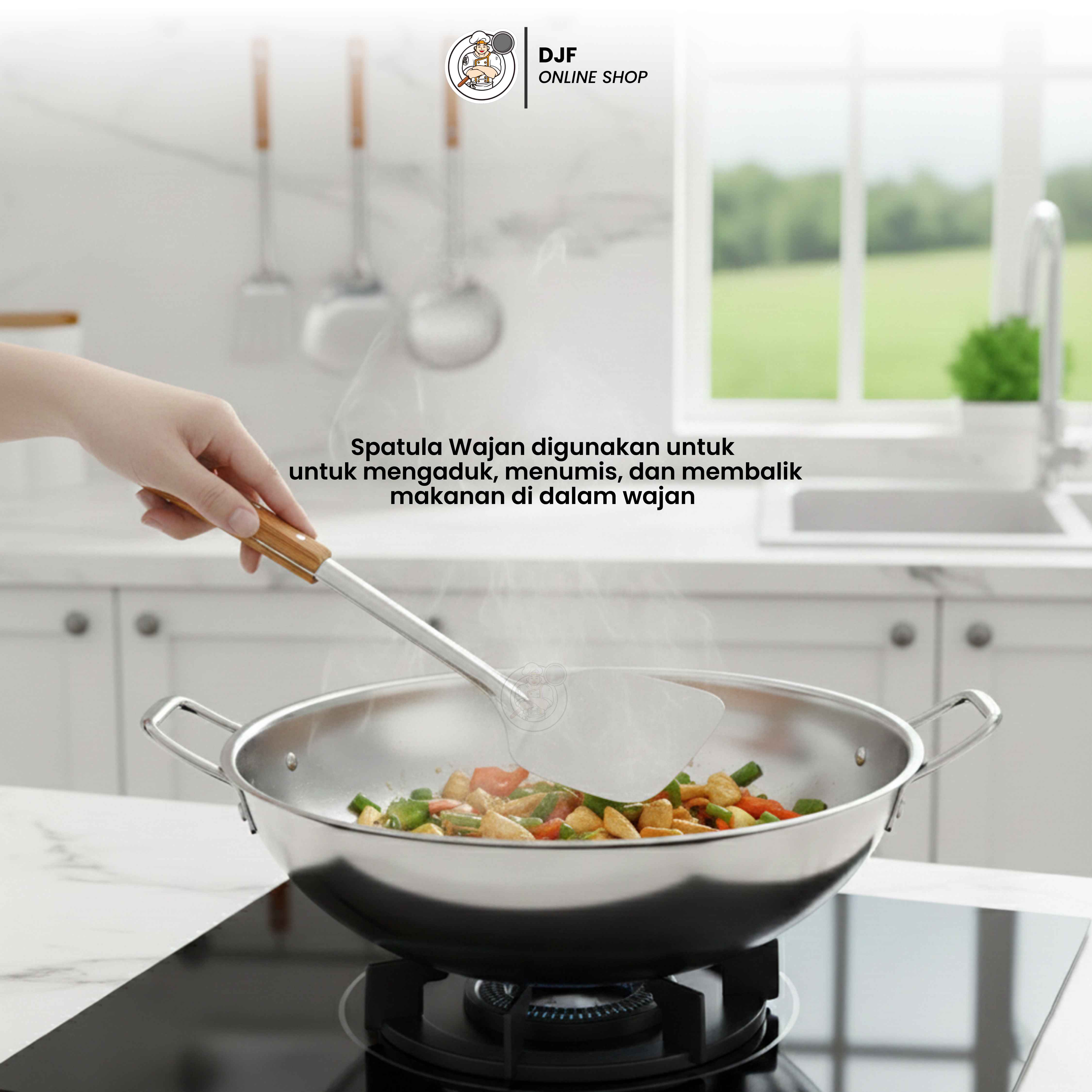(1set isi 3pcs) Alat Masak Stainless Steel Gagang Panjang Kayu Irus Sodet Skimmer Kuat Tebal Tahan Lama Anti Panas (1set isi 3pcs) Alat Masak Stainless Steel Gagang Panjang Kayu Irus Sodet Skimmer Kuat Tebal Tahan Lama Anti Panas