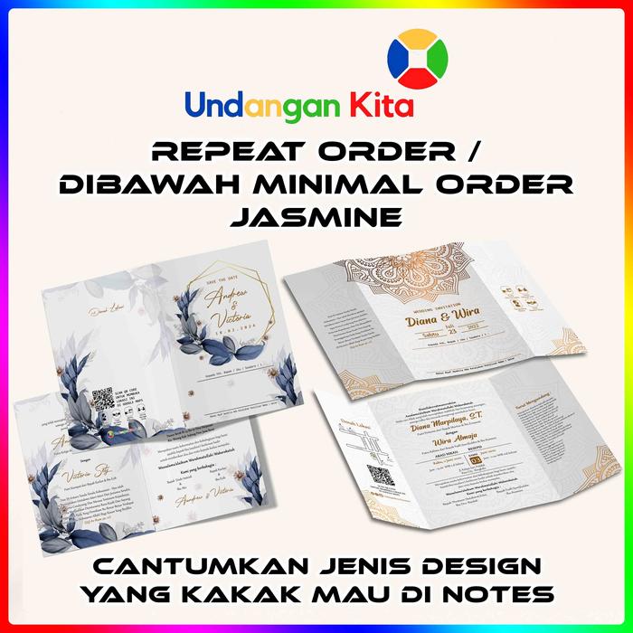 Gambar (100Pcs) Undangan Kita Repeat Order Atau Order Dibawah Minimal Order - RO Undangan JSM dari Undangan Kita Kota Administrasi Jakarta Barat 2 Tokopedia