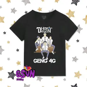 KAOS BAJU ANAK - TSHIRT TEE KIDS DHOT DESIGN CARTOON SMA KONA GENG 4G DOT DESIG UMUR 3 4 5 6 7 8 9 10 11 12 MURAH 002