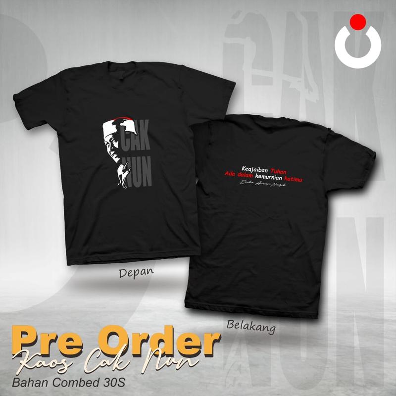 Kaos CAK NUN kata kata mutiara motivasi kaos Distro murah dan simple 4