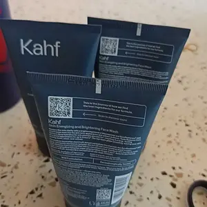 Kahf S Energi & Bright Face Wash 100 ml Triple Pack - Sabun Pembersih Wajah Pria Membersihkan Mencerahkan Muka Facial Komedo Kotoran Pencerah