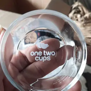 Mini Sugar Glass Pot Milk Pan Jug Pitcher Gelas Kaca Takar Susu Gagang Kayu 50ml 100ml Kitchenware