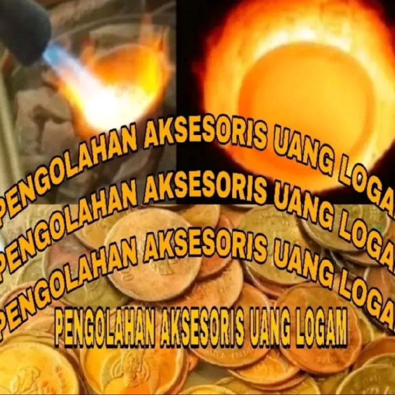 kalung wanita motif tambang bahan koin asli anti karat dan anti luntur 3