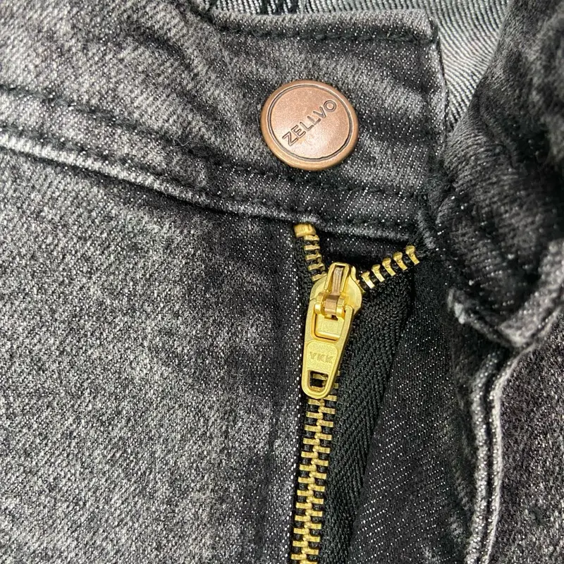 ZELLVO  - Celana Jeans JUMBO BLACK SANDWASH Panjang Slimfit Stretch Premium Soft Jeans Nyaman Tebal Melar Santai Distro 1