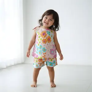 Baju Set Anak Cewek – Rayon Premium Adem, Motif Gemes Banget!